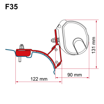 Fiamma Adapter 98655Z004